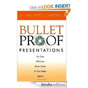 reading Bulletproof Presentations 