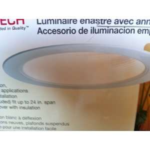  Utilitech 6 Recessed White Baffle Light Kit