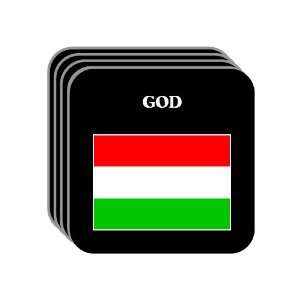 Hungary   GOD Set of 4 Mini Mousepad Coasters 