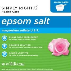  Simply Right Epsom Salt   10 Lb. 
