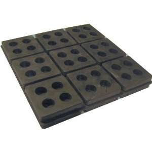  24 Pack of Anti Vibration Pads 6 x 6 x 3/4 All Rubber 