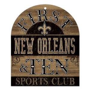  NFL New Orleans Saints Sign Sports Club