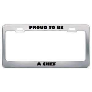  ID Rather Be A Chef Profession Career License Plate Frame 