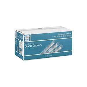  Bakers & Chefs Giant Wrapped Straws   2,400 Ct. 