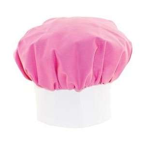  Bag Works Childs Twill Chef Hat 10x9 Pink & White; 2 