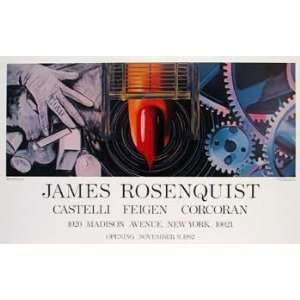   James Rosenquist   While the Earth reveiolved at night 1982 Home