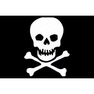  Skull Crossbones Flag Sheet of 21 Personalised Glossy 