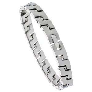   inch Mens Surgical Stainless Steel S Link Bracelet 