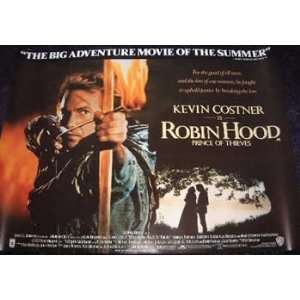 Robin Hood Prince of Thieves   Original British Quad Movie Poster   30 