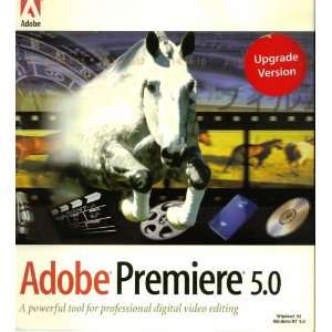 Adobe Premiere 5.0 Upgrade Version for Windows 95 and Windows NT 4.0