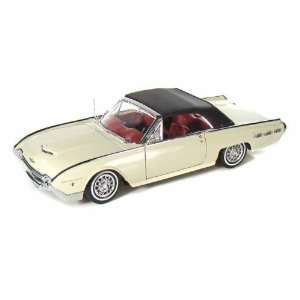  1962 Ford Thunderbird Sports Roadster 1/18 White Toys 