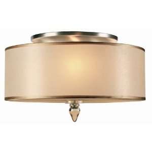 Crystorama 9503 AB Luxo Close to Ceiling Ceiling Light   Antique Brass