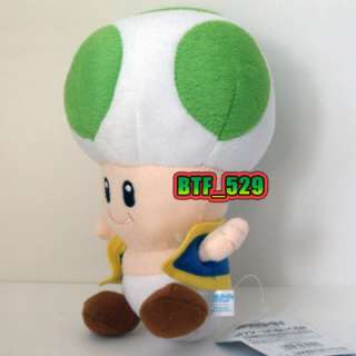 New Super Mario Brothers Plush Figure ( 7 Green Toad )  