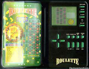  ROULETTE CASINO LAS VEGAS ELECTRONIC HANDHELD GAME CORNER TABLE GAME 