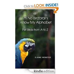 No Birdbrain I Know My Alphabet Pet Birds from A to Z Elaine 