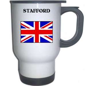  UK/England   STAFFORD White Stainless Steel Mug 