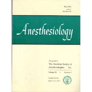  Anesthesiology   May 1992 (The Journal of the American Society 