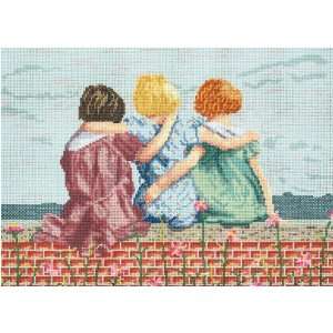  Best Friends Counted Cross Stitch Kit 14X10 14 Count 