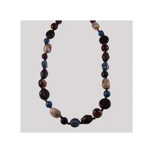  Origin Jewelry Blue and Brown Stones Necklace Jewelry