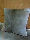 REAL DEER HIDE PILLOW~WHITETA​IL DEER~LEATHER BACKING~20x20x​10 