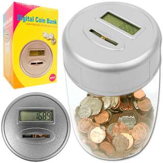 Ultimate Automatic Digital Coin Counting Bank   LED Display   Makes 