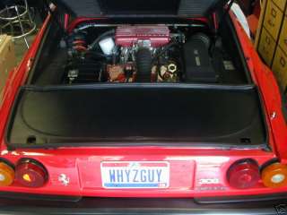 Ferrari 308 gtsi and similar trunk cover NEW BETTER ZIP  