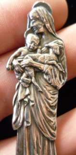 Mayer & Brothers Madonna & Child Sterling spoon  