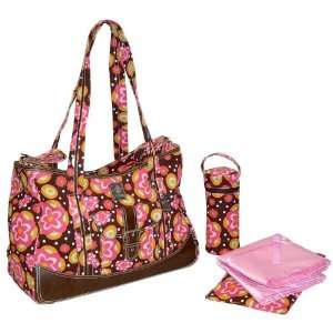  Weekender Diaper Bag in Flower Power Pink Baby