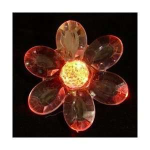  Acrylic Flower Flashing LED Hair Clips Beauty