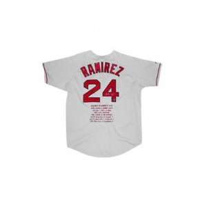 Manny Ramirez Boston Red Sox Autographed Majestic Athletic Grey 