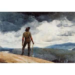  Oil Painting The Woodcutter Winslow Homer Hand Painted 
