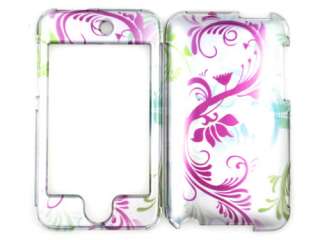 HARD FACEPLATE CRYSTAL CASE COVER for iTOUCH 2 3 3G 2G FLOWER FLOWERS 