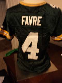 Womens Reebok NFL Packers Brett Favre Home Jersey NWT M  