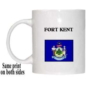  US State Flag   FORT KENT, Maine (ME) Mug 