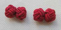 16 Pairs silk knot Cufflinks Cuff Links Cool Color G  