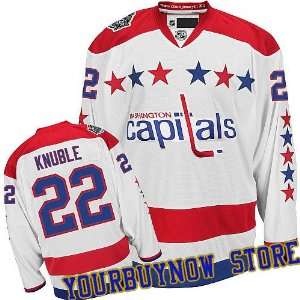 NHL Gear   Mike Knuble #22 Washington Capitals Third White Jersey 