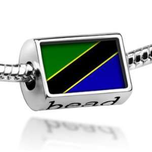  Beads Tanzania Flag   Pandora Charm & Bracelet 