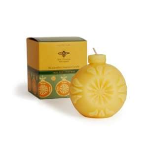  Long lasting Sculpted 100% Pure Beeswax Candle, 3 inch 