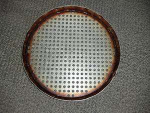 12 PERFORATED PIZZA PAN COMMERCIAL WEIGHT GODFATHER  