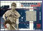 STAN MUSIAL 2003 Donruss Elite THROWBACK THREADS JERSEY swatch id# 60 