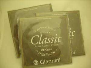 Giannini Classical High Tension Guitar Strings (3 sets)  