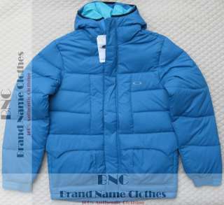 NEW Oakley DOWN JACKET Blue Winter Coat  