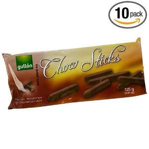 Gullón Chocosticks Milk Chocolate, 4.41 Ounce Packages (Pack of 10)