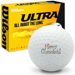  Happy Hanukkah   Wilson Ultra Ultimate Distance Golf Balls 