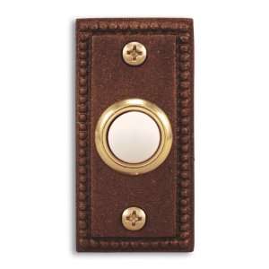 Heath Zenith 928 B Wired Push Button, Antique Copper Finish with 