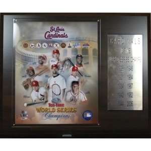  St. Louis Cardinals 10 Time World Series Champs 12x15 