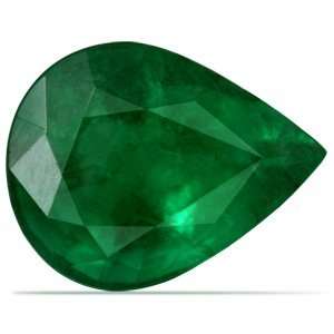 1.71 Carat Loose Emerald Pear Cut Gemstone Jewelry