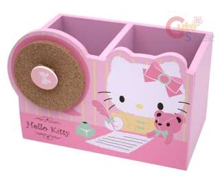 Sanrio Hello Kitty Wood Pencil Holder / Organizer Box