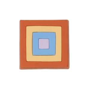  Siro Designs Square Knob (SD107112)   Orange/Yellow/Blue 