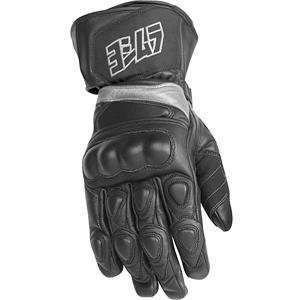  Yoshimura SRS Leather Gloves   Medium/Black Automotive